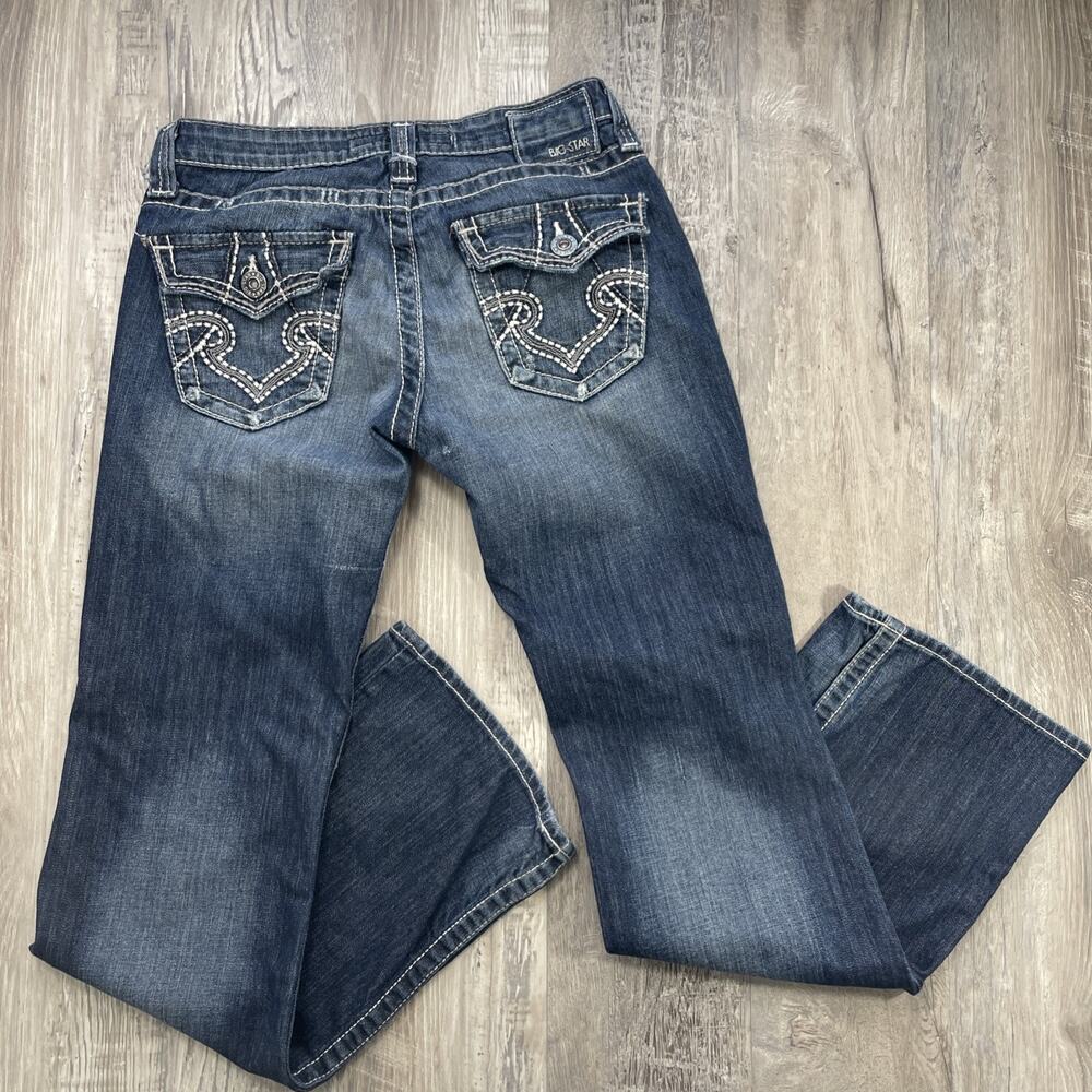 Big Star Flap Pocket Jeans Remy Low Rise Boot Cut Womens Size 28 R